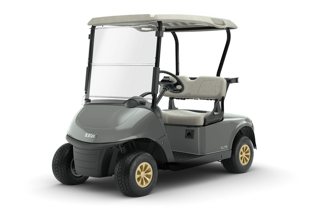 Slate Grey E-Z-GO golf buggy