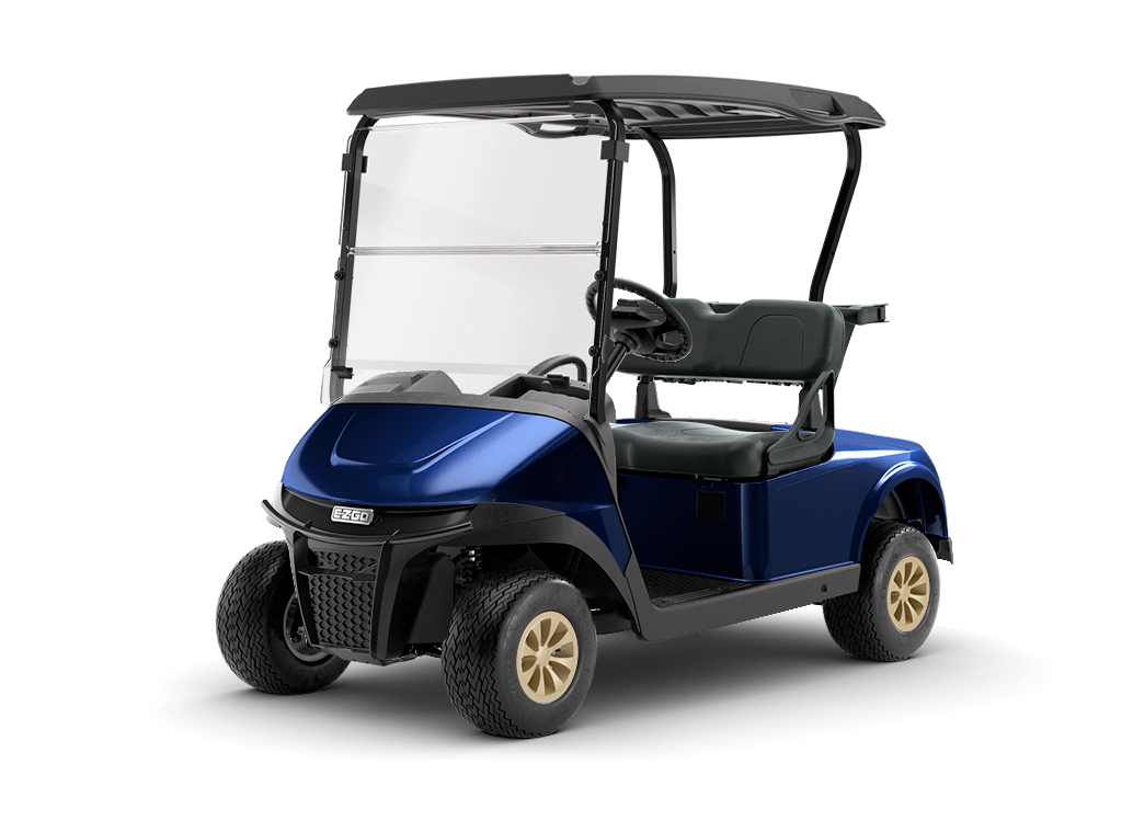 E-Z-GO RXV Elite Lithium golf buggy.