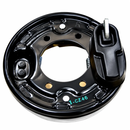 Glossy Black Brake Backing Plate Assembly