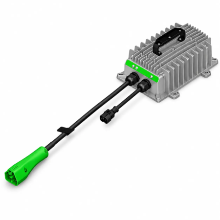 Rugged Finned Power Module with Green Connectors